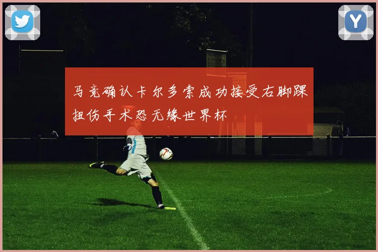 马竞确认卡尔多索成功接受右脚踝扭伤手术恐无缘世界杯